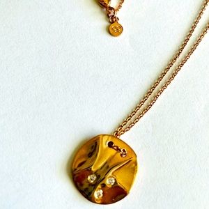 Gorjana Rose Gold Plated Necklace. 29 inches long!